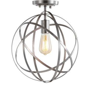Alma 13" Metal LED Flush Mount - JONATHAN Y